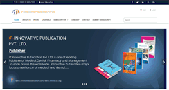 Desktop Screenshot of innovativepublication.com