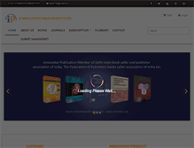 Tablet Screenshot of innovativepublication.com